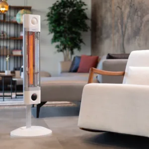 Calefactor infrarrojo portátil Veito CH1500 Blanco minimalista.